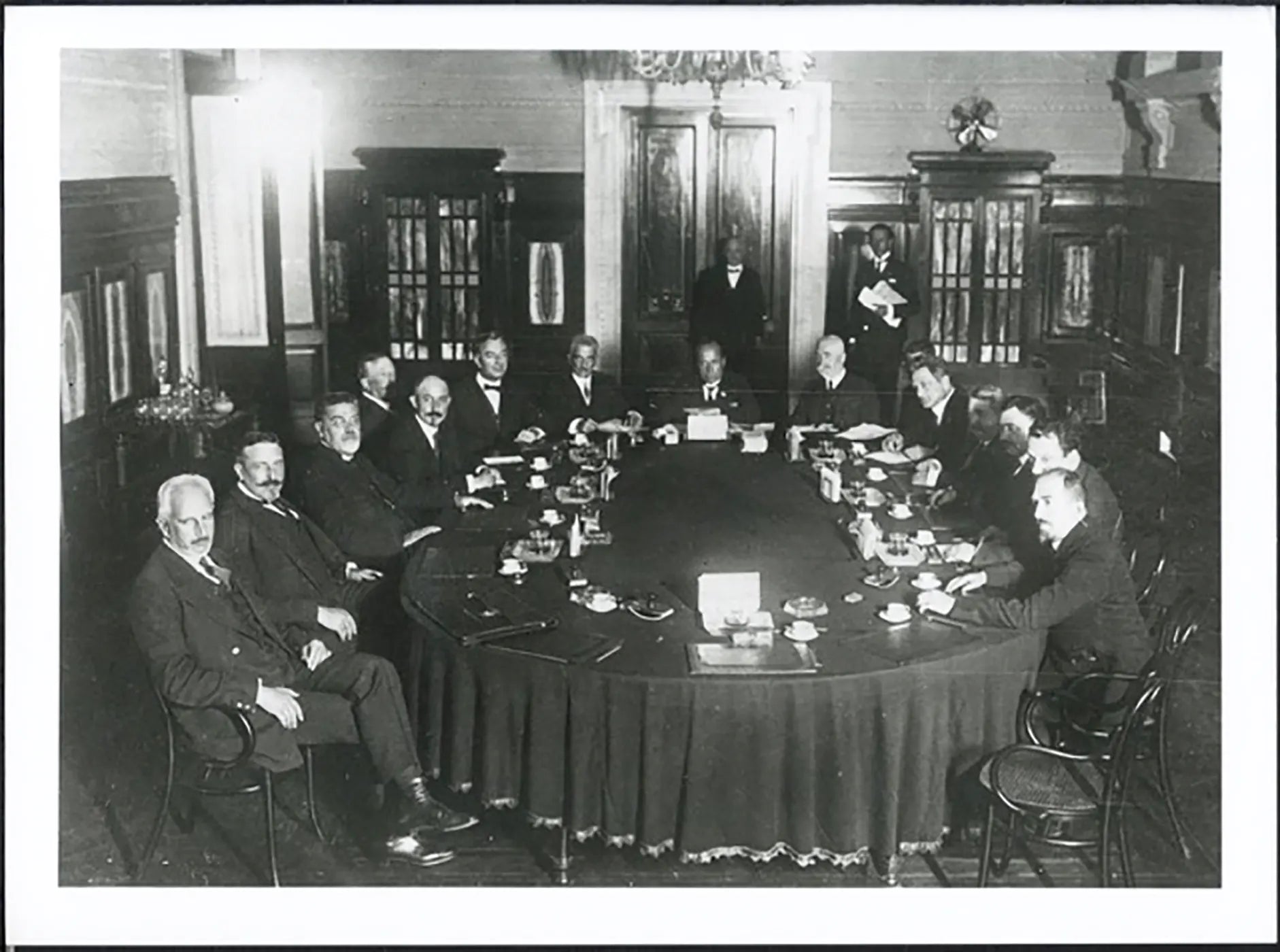 Primo Governo Mussolini 1922 Ft 37766 - Stampa 24x18 cm - Farabola Stampa ai sali d'argento (anni 90)