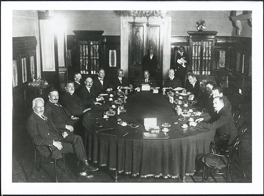 Primo Governo Mussolini 1922 Ft 37766 - Stampa 24x18 cm - Farabola Stampa ai sali d'argento (anni 90)