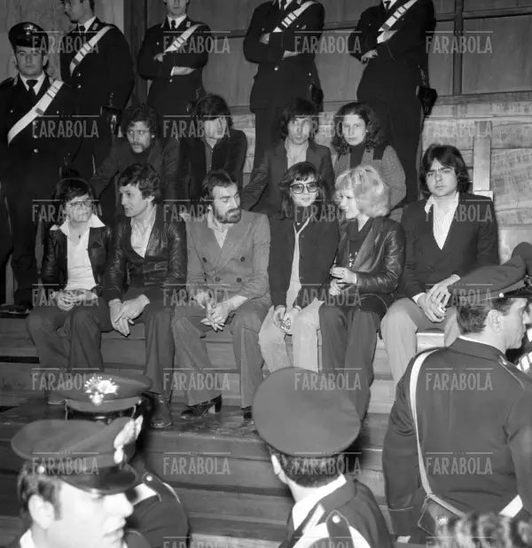 Processo alla Banda Vallanzasca, Tribunale di Milano, 1977 - Farabola Immagine digitale