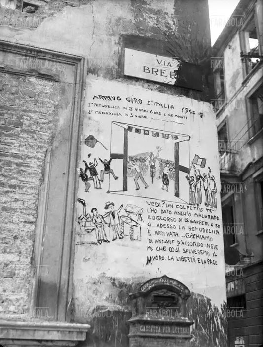 Propaganda antimonarchica, Milano, 1946 - Farabola Immagine digitale