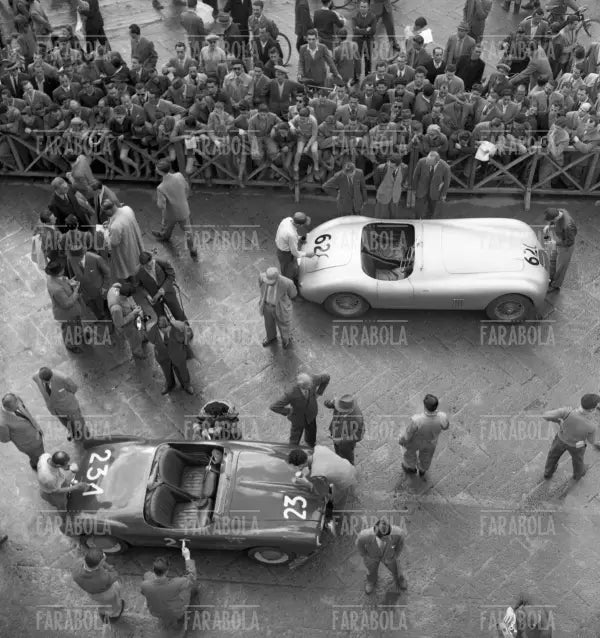 Punzonatura, Mille Miglia, 1952 - Farabola Immagine digitale