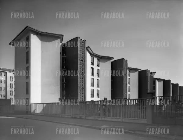 Quartiere Mangiagalli, Milano, 1956 - Farabola Immagine digitale