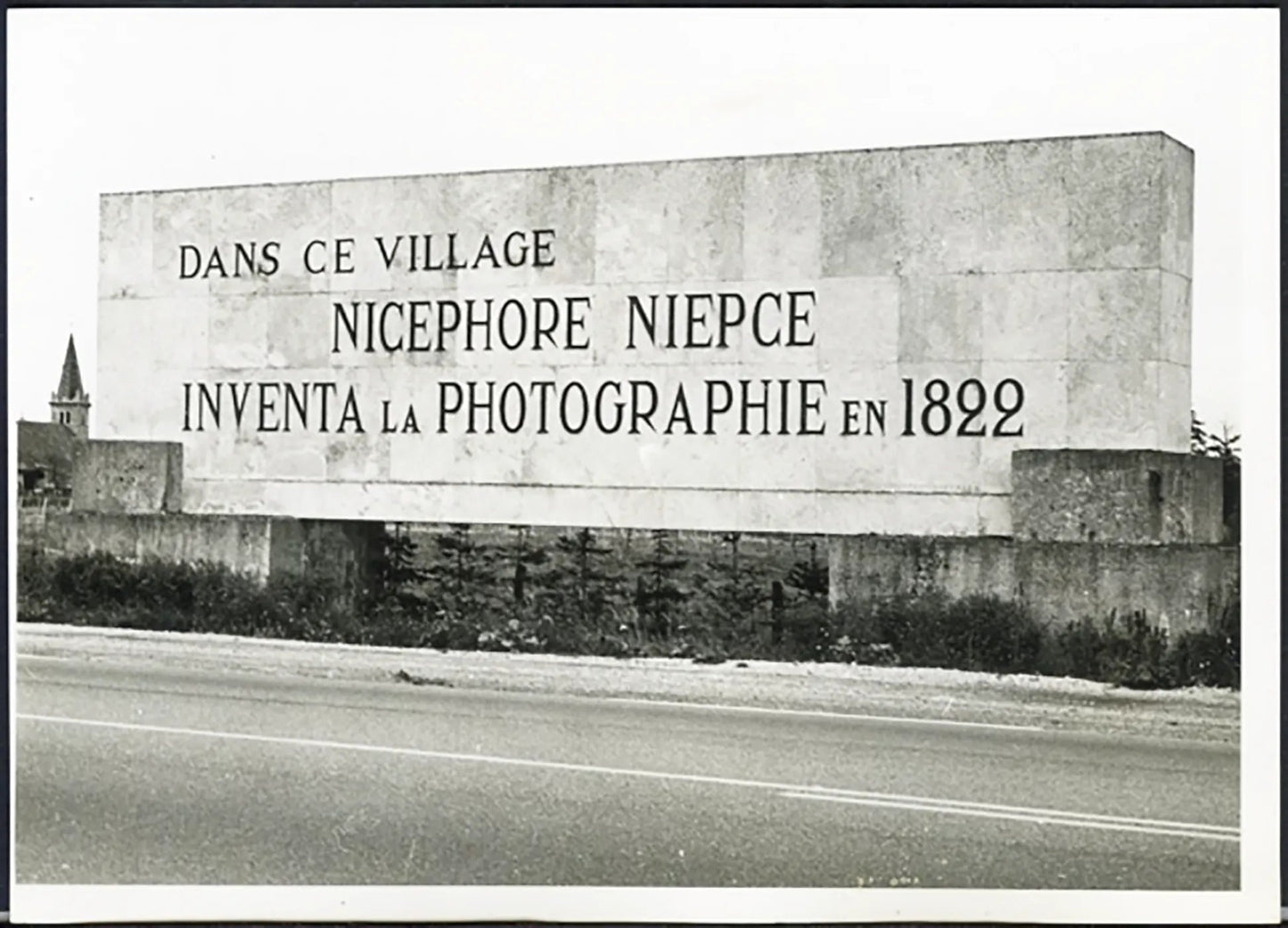 Qui Niépce inventò la fotografia Ft 37087 - Stampa 18x13 cm - Farabola Stampa ai sali d'argento