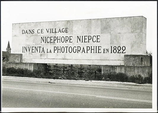 Qui Niépce inventò la fotografia Ft 37087 - Stampa 18x13 cm - Farabola Stampa ai sali d'argento