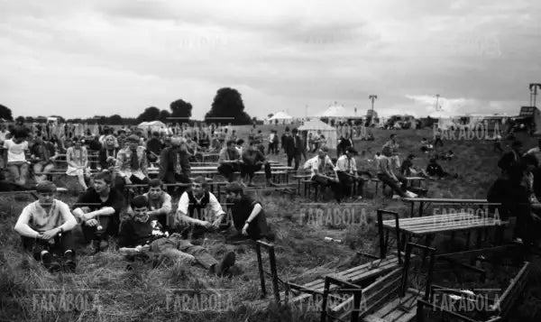 Raduno di hippies per il Festival of the Flower Children, Bedford, 1967 - Farabola Immagine digitale