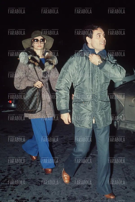 Raffaella Carrà e Gianni Boncompagni, anni 70 - Farabola Immagine digitale