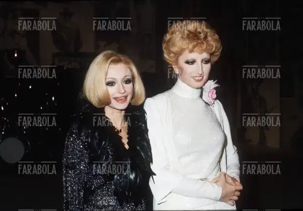 Raffaella Carrà e Mina, Milleluci, anni 70 - Farabola Immagine digitale