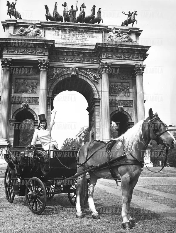 Raffaella Carrà, Milano, anni 60 - Farabola Immagine digitale