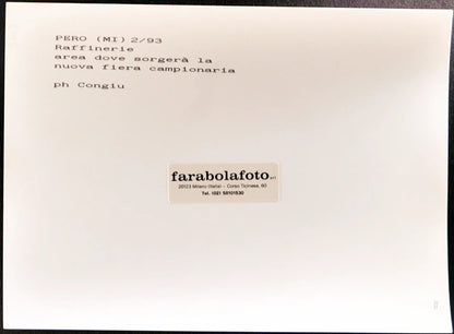 Raffineria di Pero 1993 Ft 3132 - Stampa 24x18 cm - Farabola Stampa ai sali d'argento