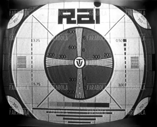 Rai, Sigla Televisiva Monoscopio, 1961 - Farabola Immagine digitale