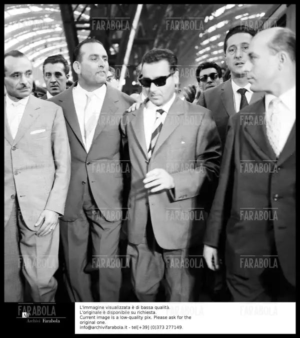 Rapina di via Osoppo, Enrico Cesaroni, uno dei rapinatori, Milano, 1959 - Farabola Immagine digitale