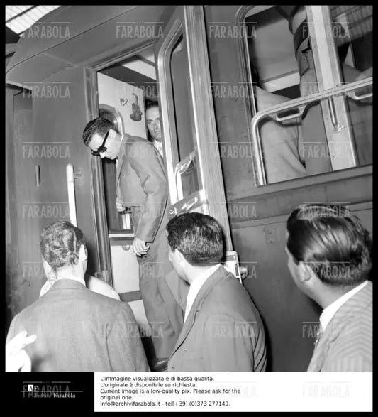 Rapina di via Osoppo, Enrico Cesaroni, uno dei rapinatori, Milano, 1959 - Farabola Immagine digitale
