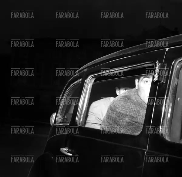 Rapina di via Osoppo, l'arrivo in carcere dei rapinatori, Milano, 1958 - Farabola Immagine digitale