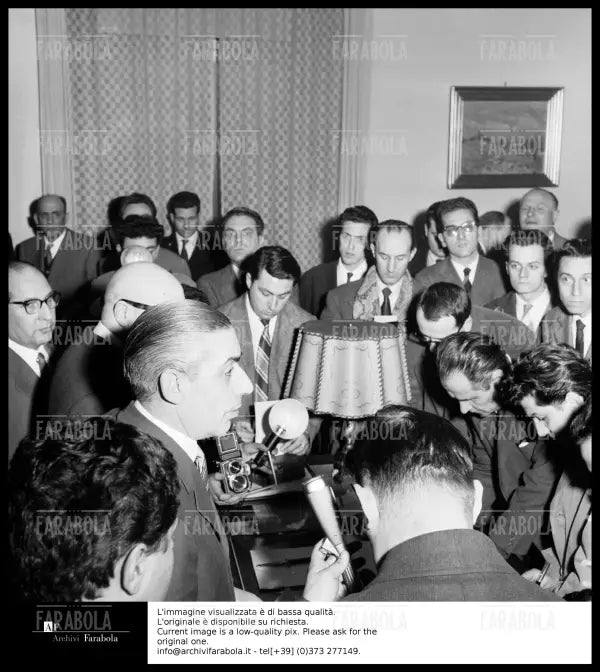 Rapina di via Osoppo, Paolo Zamparelli, capo squadra Mobile, Milano, 1958 - Farabola Immagine digitale