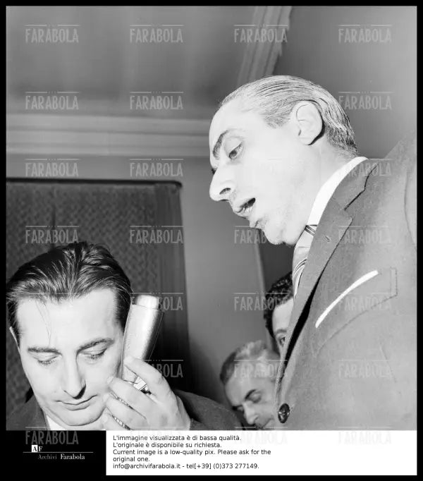 Rapina di via Osoppo, Paolo Zamparelli, capo squadra Mobile, Milano, 1958 - Farabola Immagine digitale
