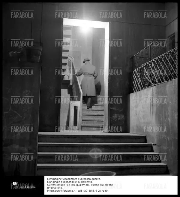Rapina di via Osoppo, scenette inerenti la rapina, Milano, 1958 - Farabola Immagine digitale