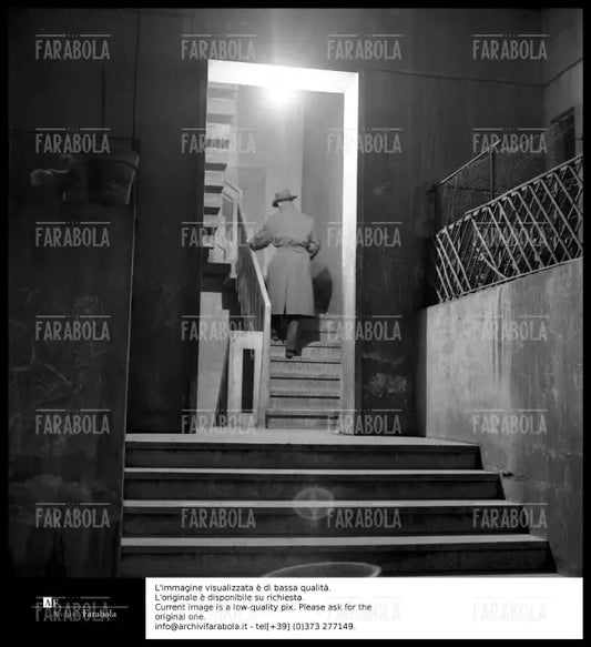 Rapina di via Osoppo, scenette inerenti la rapina, Milano, 1958 - Farabola Immagine digitale