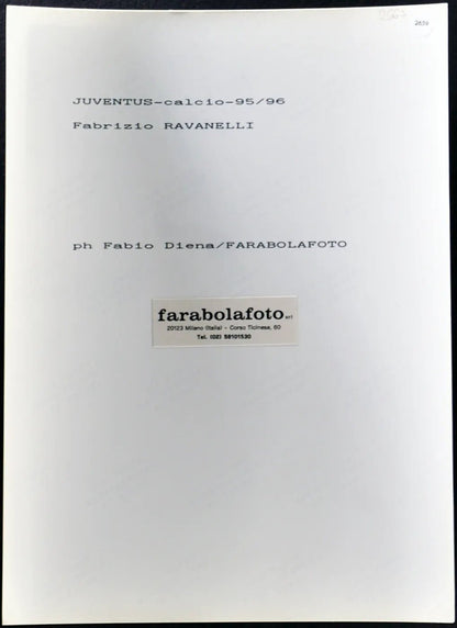 Ravanelli Juventus 1995-1996 Ft 2659 - Stampa 24x18 cm - Farabola Stampa ai sali d'argento