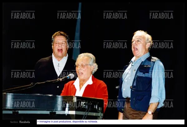 Renato Pozzetto, Enzo Jannacci e Cochi Ponzoni, Milano, 2001 - Farabola Immagine digitale