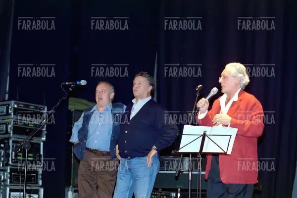 Renato Pozzetto, Enzo Jannacci e Cochi Ponzoni, Milano, 2001 - Farabola Immagine digitale
