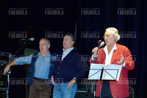 Renato Pozzetto, Enzo Jannacci e Cochi Ponzoni, Milano, 2001 - Farabola Immagine digitale
