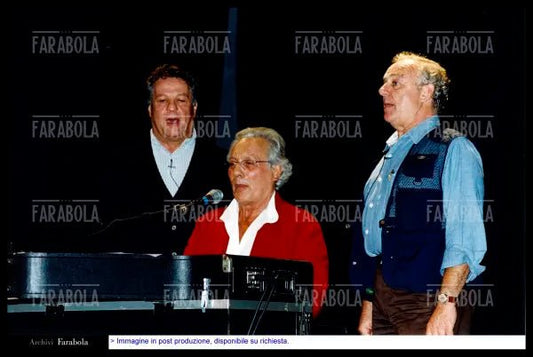 Renato Pozzetto, Enzo Jannacci e Cochi Ponzoni, Milano, 2001 - Farabola Immagine digitale