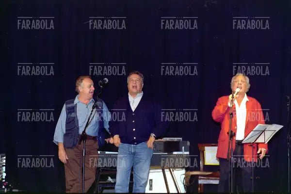 Renato Pozzetto, Enzo Jannacci e Cochi Ponzoni, Milano, 2001 - Farabola Immagine digitale