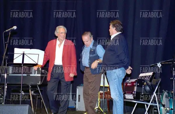 Renato Pozzetto, Enzo Jannacci e Cochi Ponzoni, Milano, 2001 - Farabola Immagine digitale