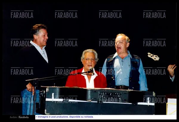 Renato Pozzetto, Enzo Jannacci e Cochi Ponzoni, Milano, 2001 - Farabola Immagine digitale