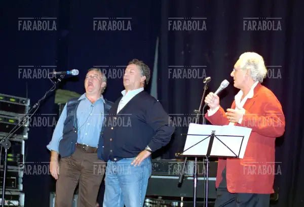 Renato Pozzetto, Enzo Jannacci e Cochi Ponzoni, Milano, 2001 - Farabola Immagine digitale
