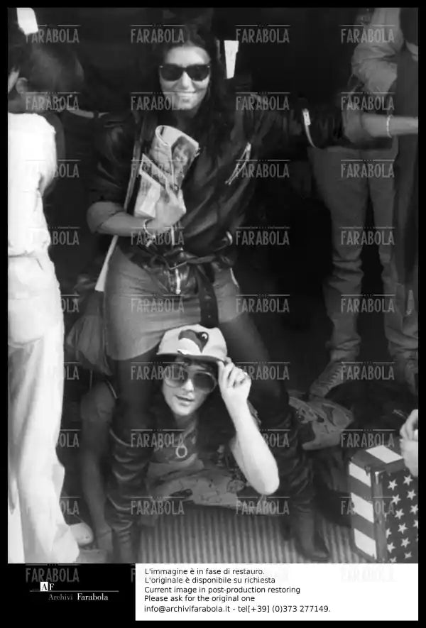 Renato Zero e Loredana Berté, anni 80 - Farabola Immagine digitale