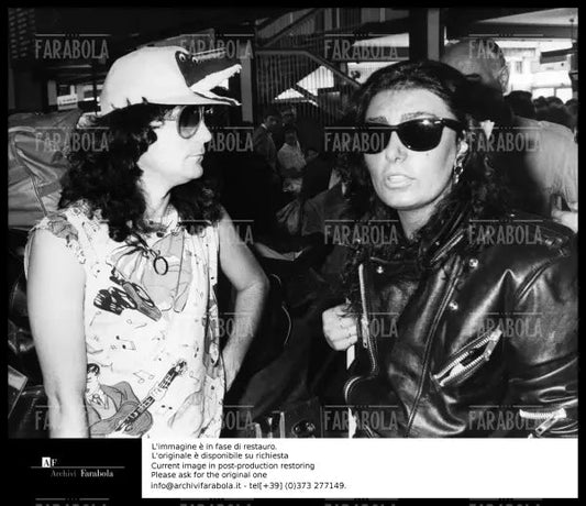 Renato Zero e Loredana Berté, anni 80 - Farabola Immagine digitale