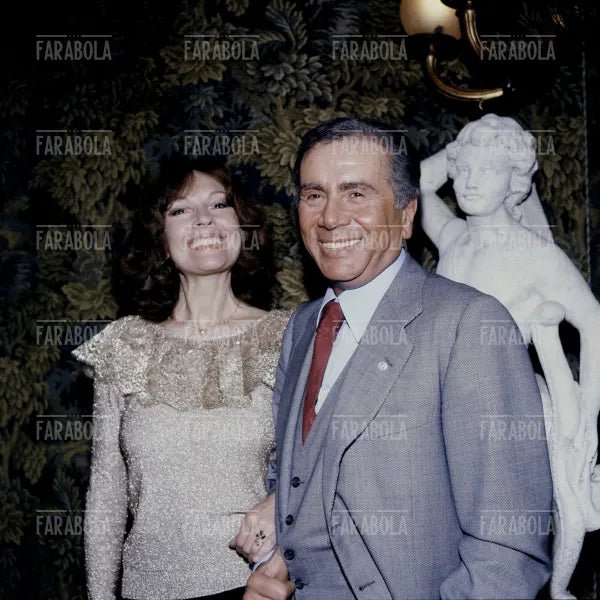 Renée Longarini ed Enzo Tortora, Milano, 1982 - Farabola Immagine digitale