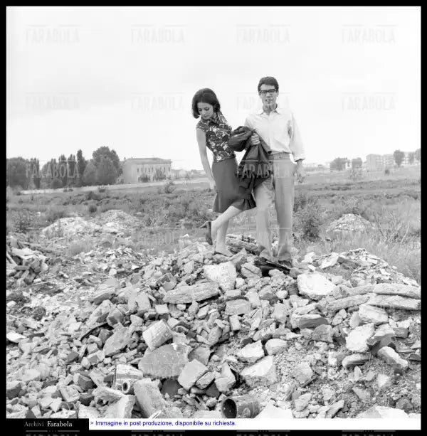 Renza Corbani ed Enzo Jannacci, Milano, 1964 - Farabola Immagine digitale