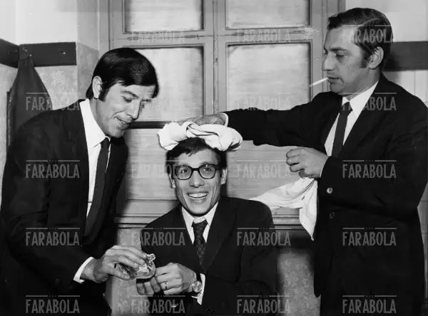 Ric, Enzo Jannacci e Gian, Teatro Smeraldo, Milano, 1968 - Farabola Immagine digitale