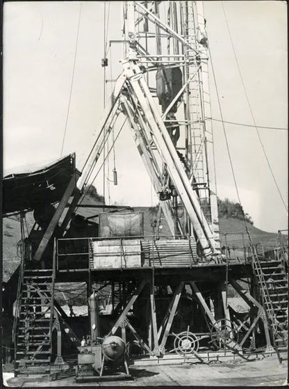 Ricerca petrolio a Roma 1955 Ft 4005 - Stampa 24x18 cm - Farabola Stampa ai sali d'argento