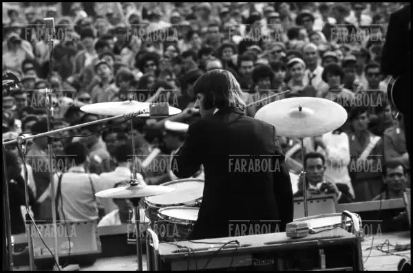 Ringo Starr, Concerto dei Beatles, Velodromo Vigorelli, Milano, 1965 - Farabola Immagine digitale
