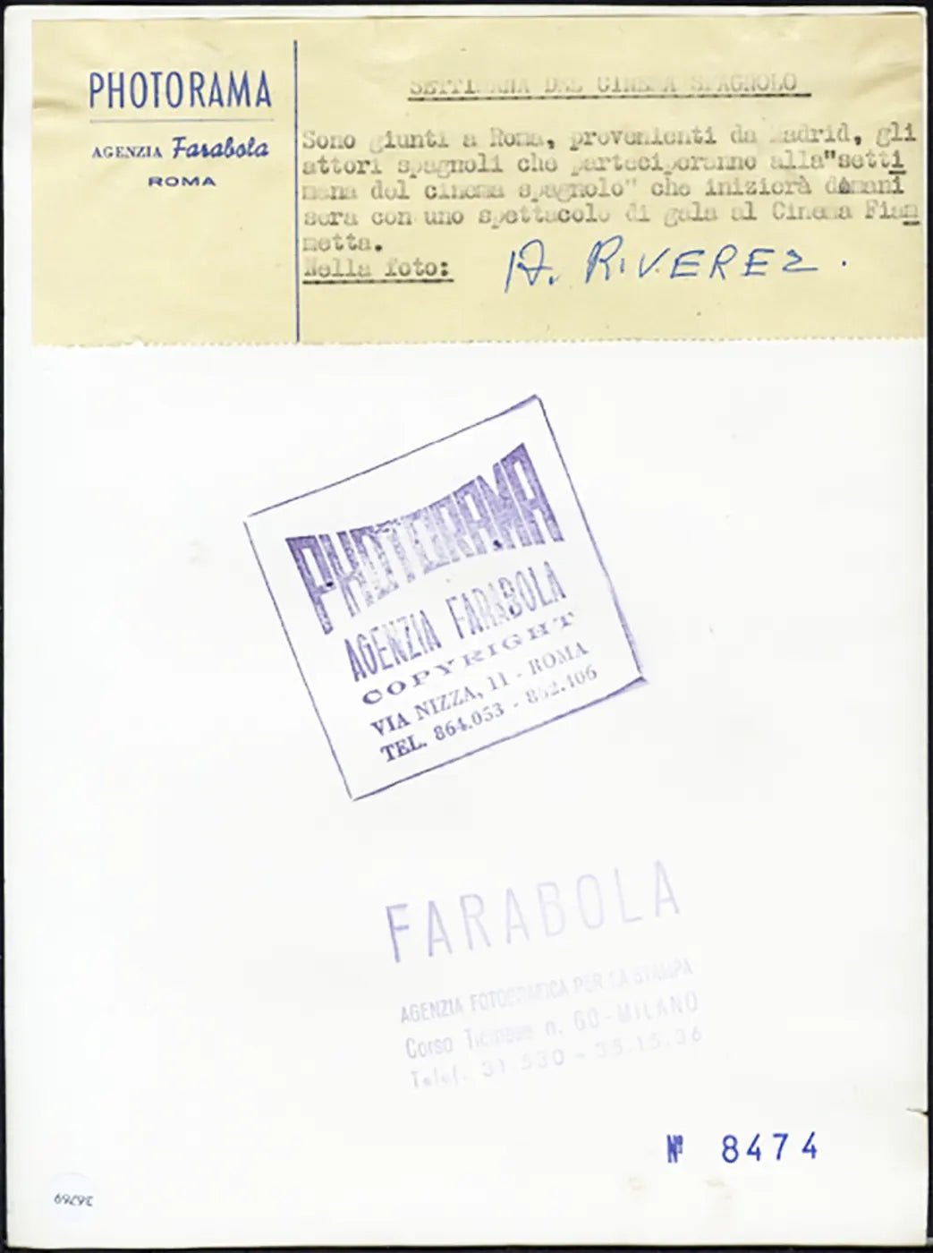 Riverez Cinema Spagnolo anni 50 Ft 36769 - Stampa 24x18 cm - Farabola Stampa ai sali d'argento