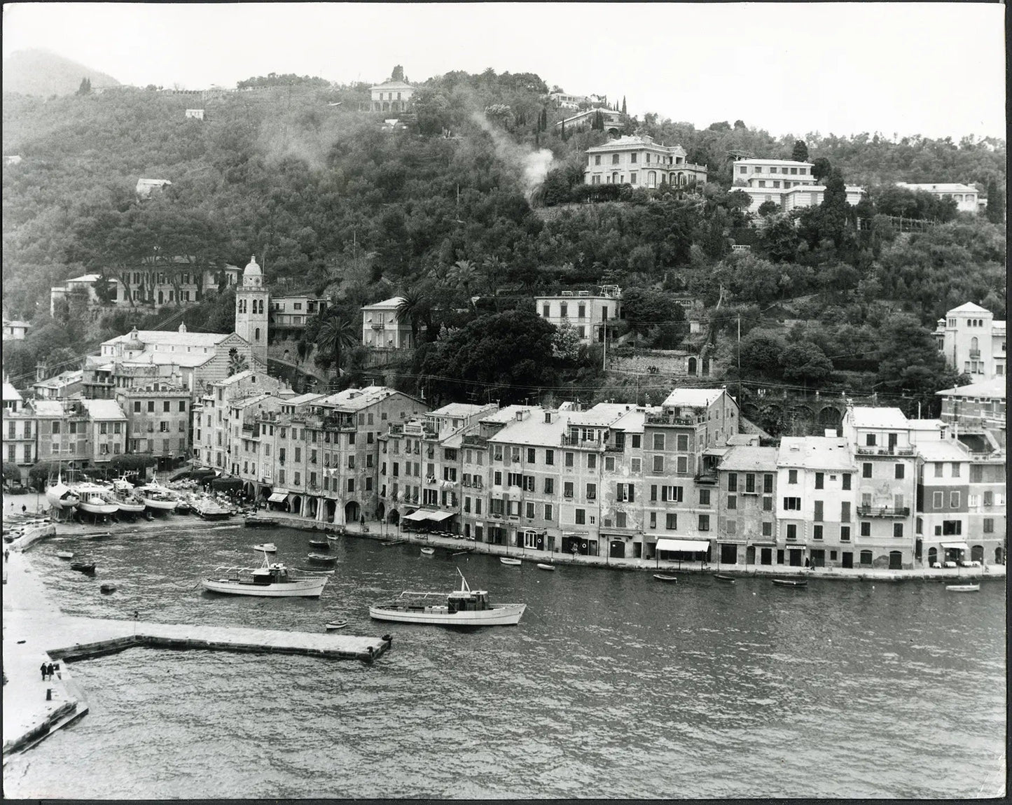 Riviera ligure Portofino anni 60 Ft 36091 - Stampa 24x30 cm - Farabola Stampa ai sali d'argento