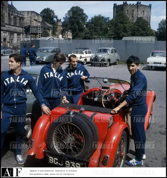 Rizzo, Rivera, Lodetti e Meroni, Mondiali di calcio in Inghilterra, 1966 - Farabola Immagine digitale