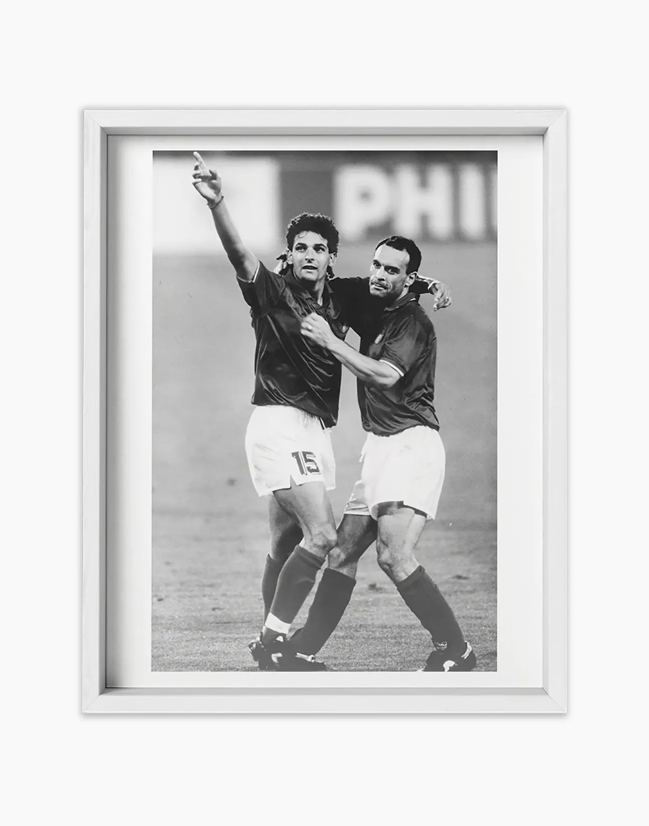 Roberto Baggio e Totò Schillaci, Mondiali 1990 - Farabola Fotografia