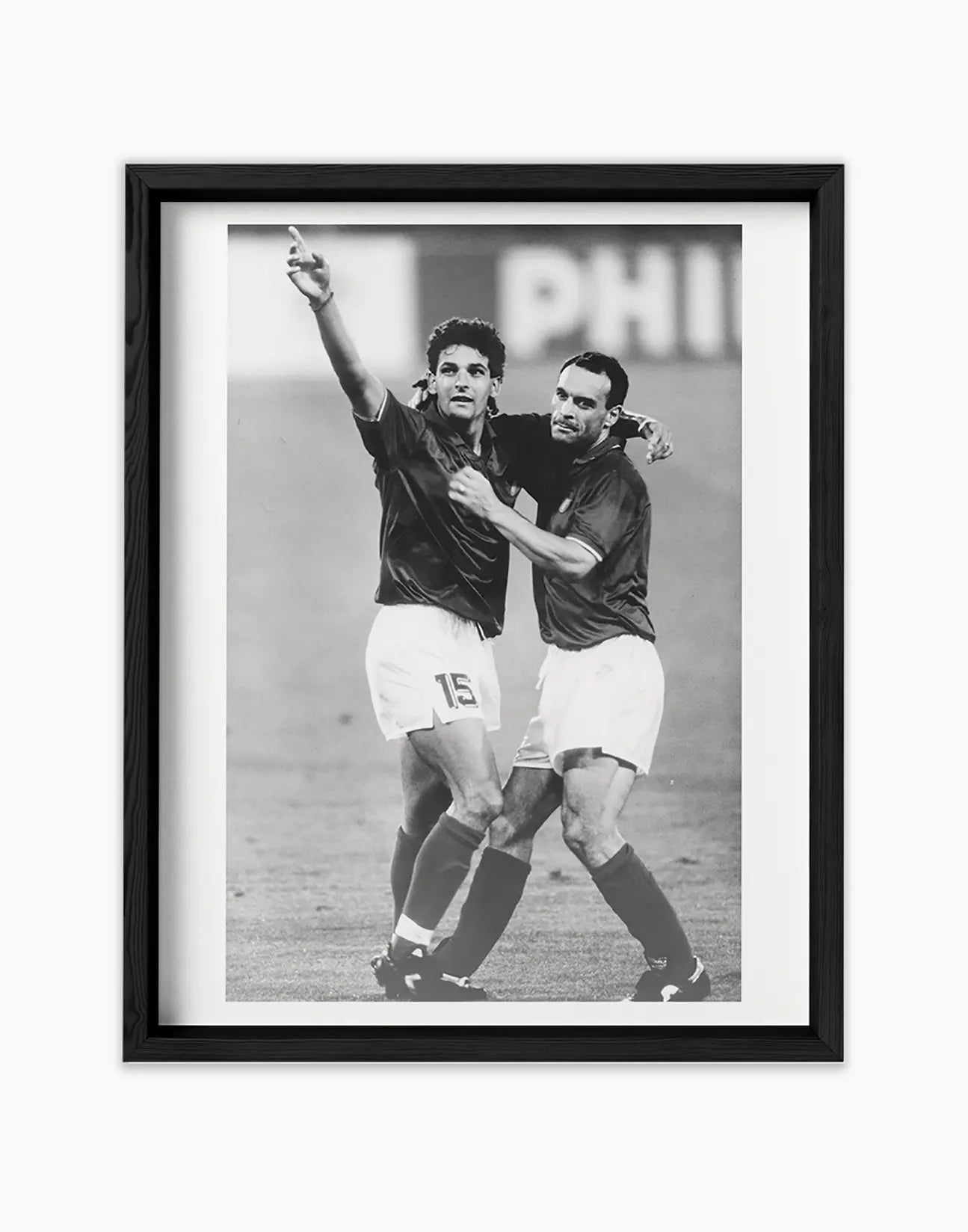 Roberto Baggio e Totò Schillaci, Mondiali 1990 - Farabola Fotografia