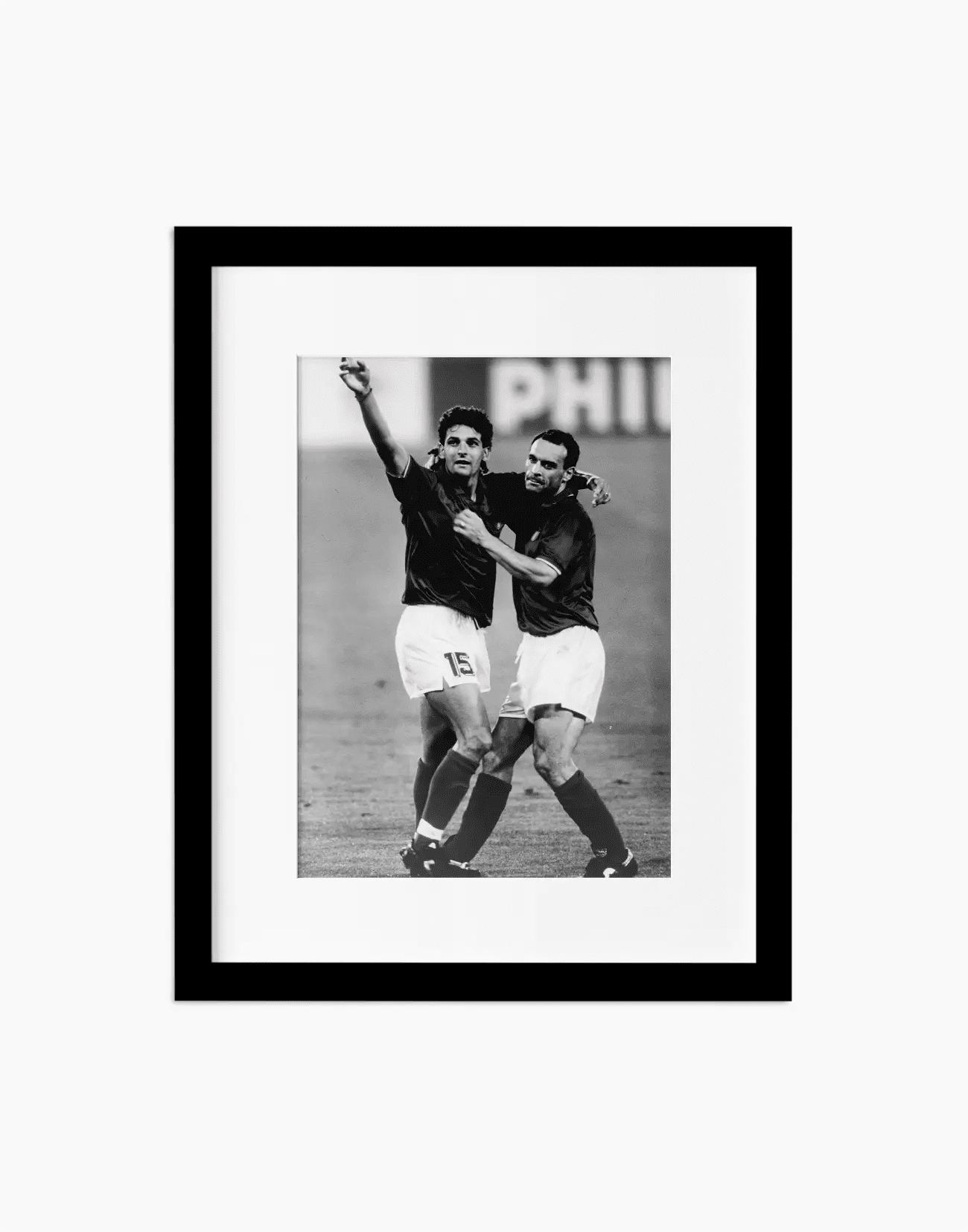 Roberto Baggio e Totò Schillaci, Mondiali 1990 - Farabola WhiteWall App Product
