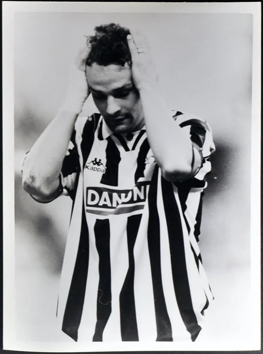 Roberto Baggio Juventus 1995 Ft 2555 - Stampa 24x18 cm - Farabola