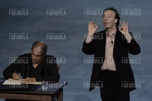 Roberto Benigni e Adriano Celentano, RockPolitik, 2005 - Farabola Immagine digitale