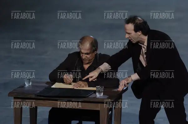 Roberto Benigni e Adriano Celentano, RockPolitik, 2005 - Farabola Immagine digitale