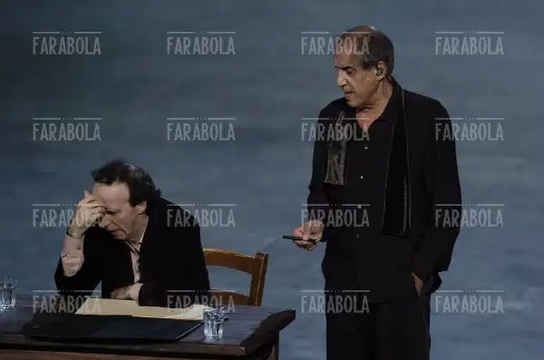 Roberto Benigni e Adriano Celentano, RockPolitik, 2005 - Farabola Immagine digitale