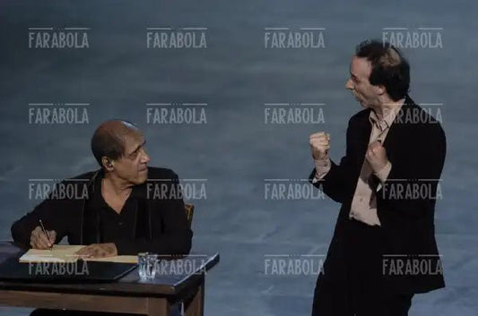 Roberto Benigni e Adriano Celentano, RockPolitik, 2005 - Farabola Immagine digitale
