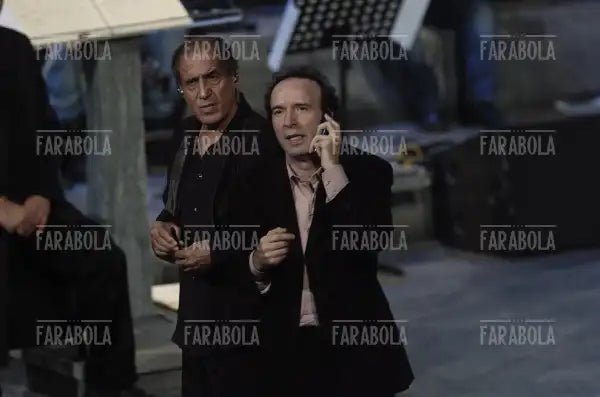 Roberto Benigni e Adriano Celentano, RockPolitik, 2005 - Farabola Immagine digitale