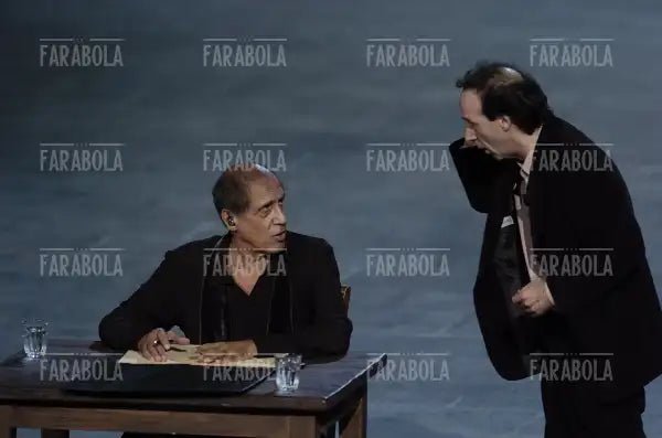 Roberto Benigni e Adriano Celentano, RockPolitik, 2005 - Farabola Immagine digitale